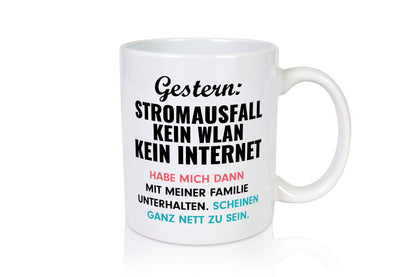 Stromausfall | Nette Familie Kein Internet Geschenk Geschenkidee lustiger