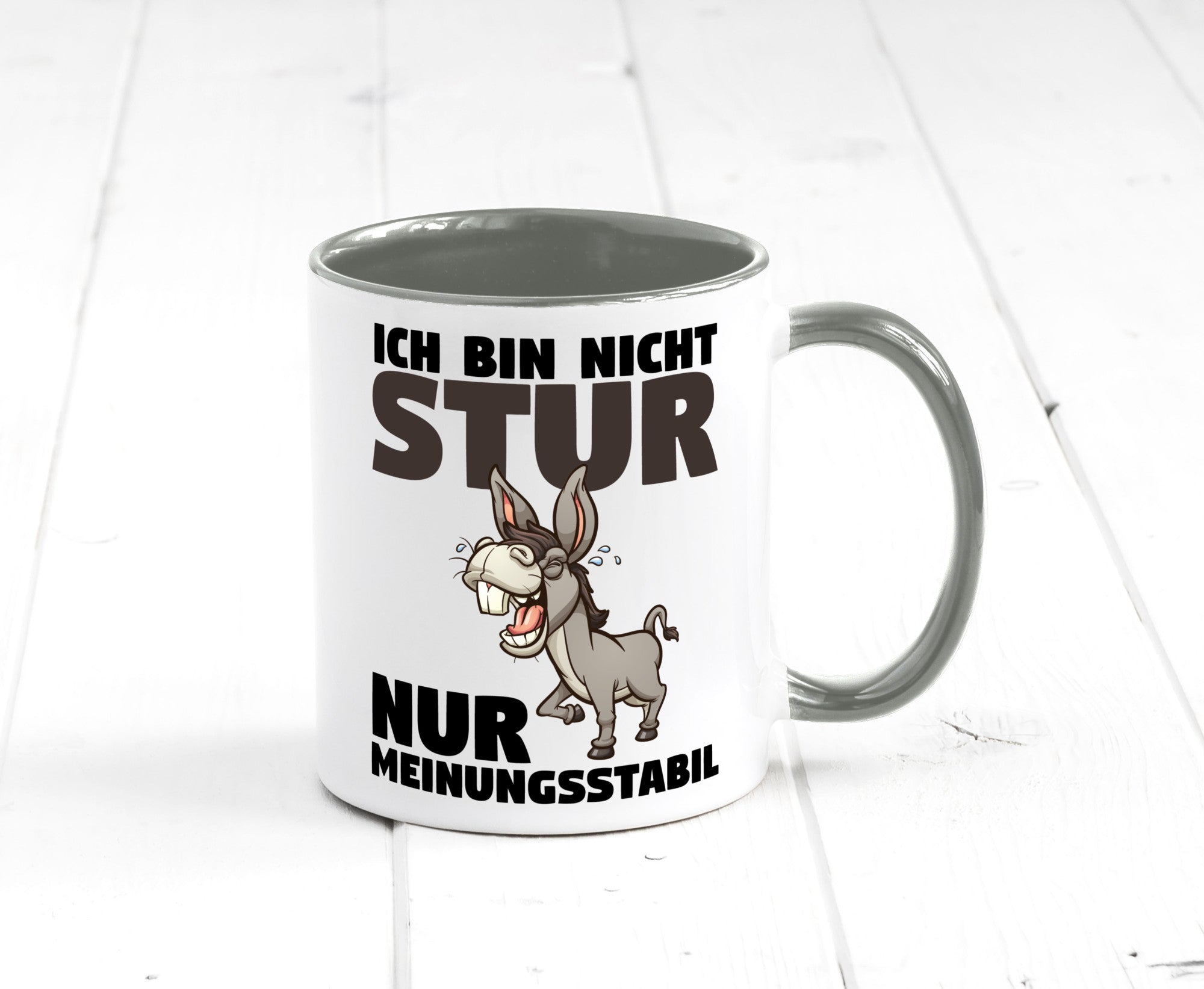 Sturer Esel | Sturkopf Tasse Dickkopf Spruch Humor lustiger Geschenk