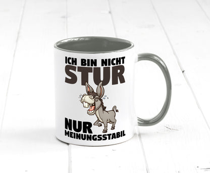 Sturer Esel | Sturkopf Tasse Dickkopf Spruch Humor lustiger Geschenk