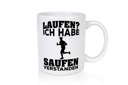 Saufen Spruch | Trinker Tasse lustiger Trinkspruch Geschenk Humor Geschenkidee