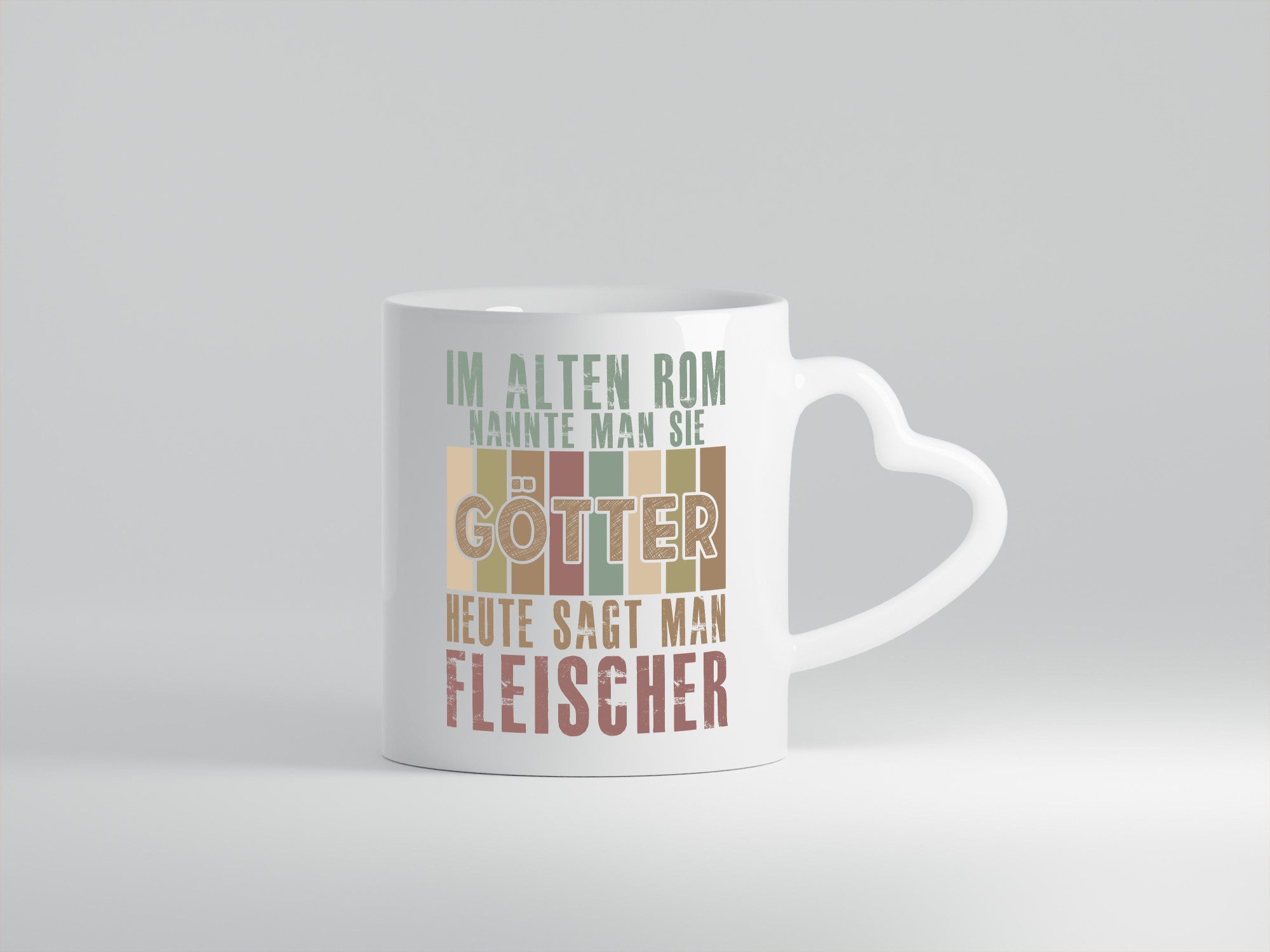 Heute sagt man: Fleischer | Schlachterei Humor Geschenkidee Tasse
