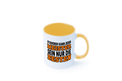 Meister | Handwerker Meisterprüfung Berufsabschluss Humor Arbeit Kollegen Büro