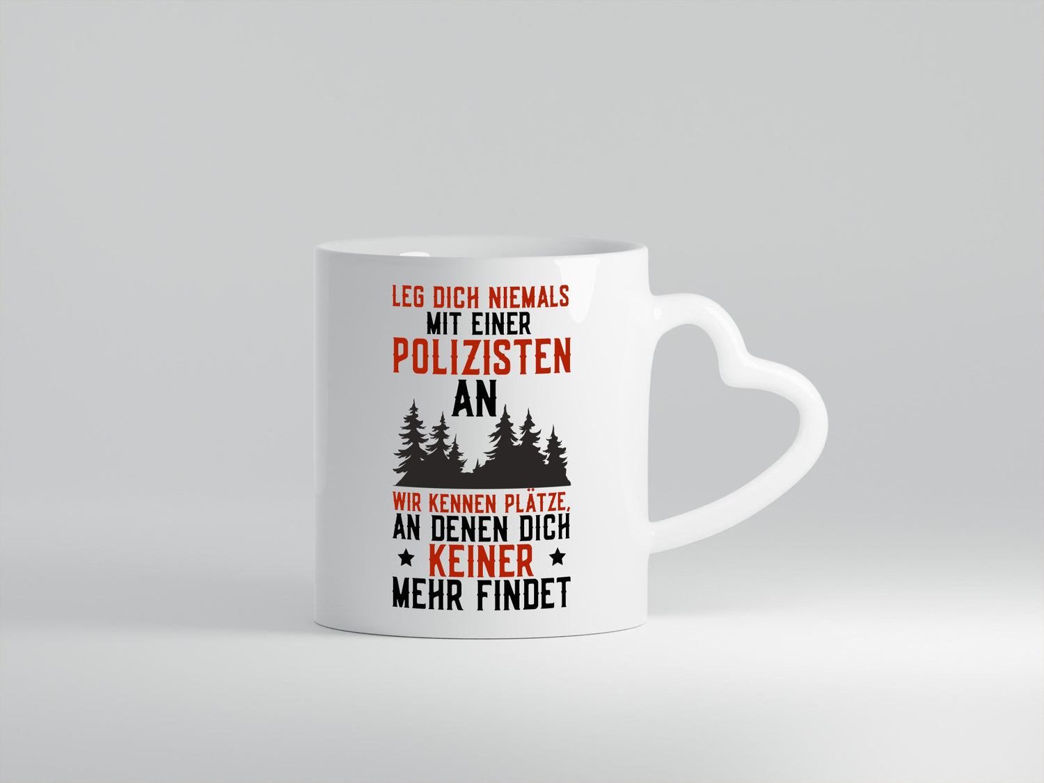 Nicht mir Polizist anlegen | Polizei Wald Revier Job lustiger Spruch Geschenk