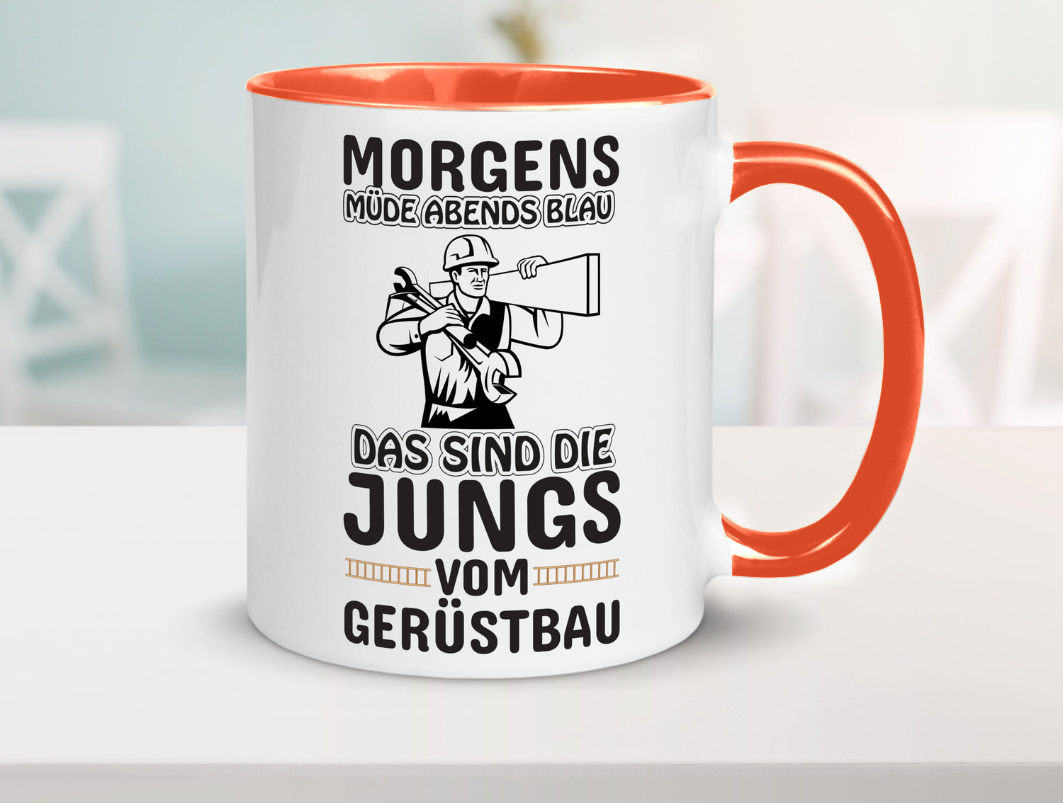Jungs vom Gerüstbau | Gerüstbauer Tasse Baustelle Geschenk Humor Geschenkidee