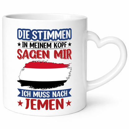 Jemen | Urlaub Stimmen in meinem Kopf Traumland Geschenk Humor Geschenkidee