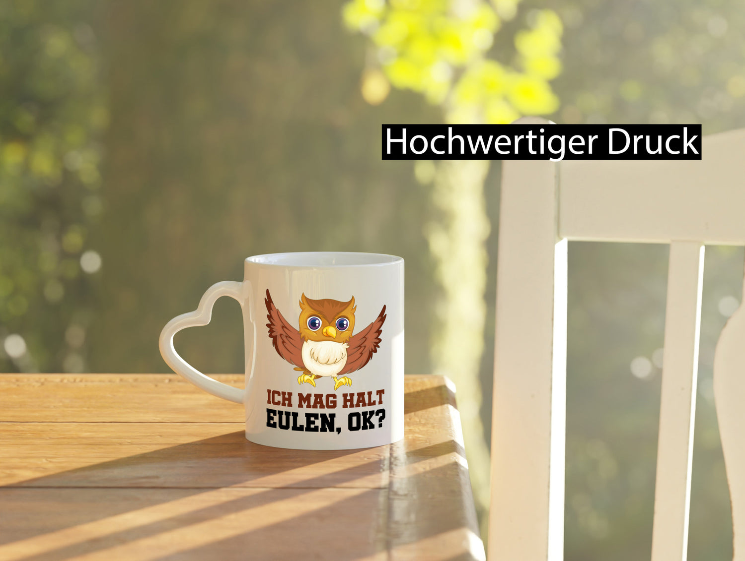 Ich mag Eulen Humor Geschenkidee Tasse