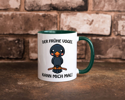 Der Frühe Vogel Humor Geschenkidee Tasse