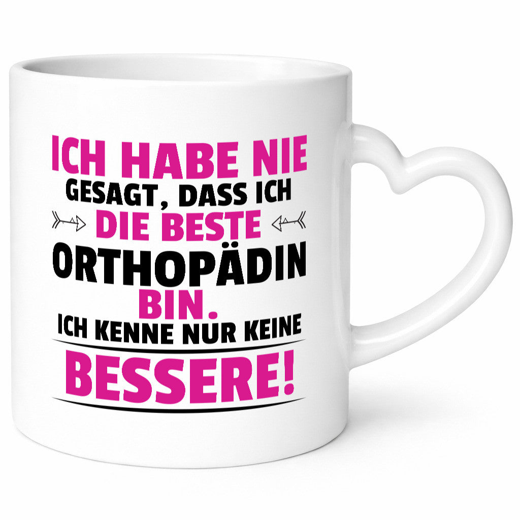 Die Beste Orthopädin |Orthopädie Geschenkidee Humor Tasse