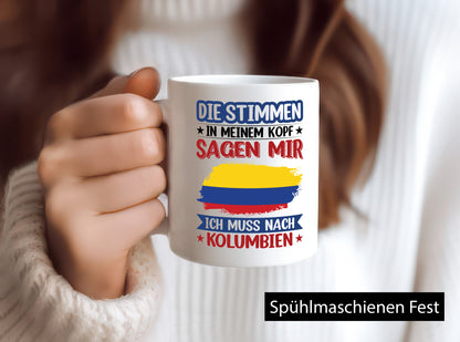 Kolumbien | Urlaub Stimmen in meinem Kopf Traumland Geschenk Humor Geschenkidee