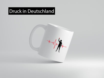 Schiedsrichter Herzschlag | Fußball Team Verein Humor Geschenkidee Tasse