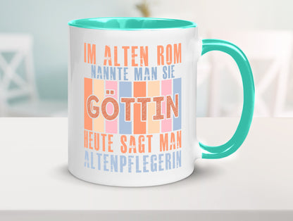 Heute sagt man: Altenpflegerin | Pflegepersonal Pflege Geschenk Humor