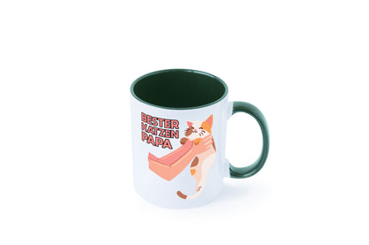 Bester Katzenpapa | Katze Gabel Geschenk Tierliebhaber Humor lustiger Spruch