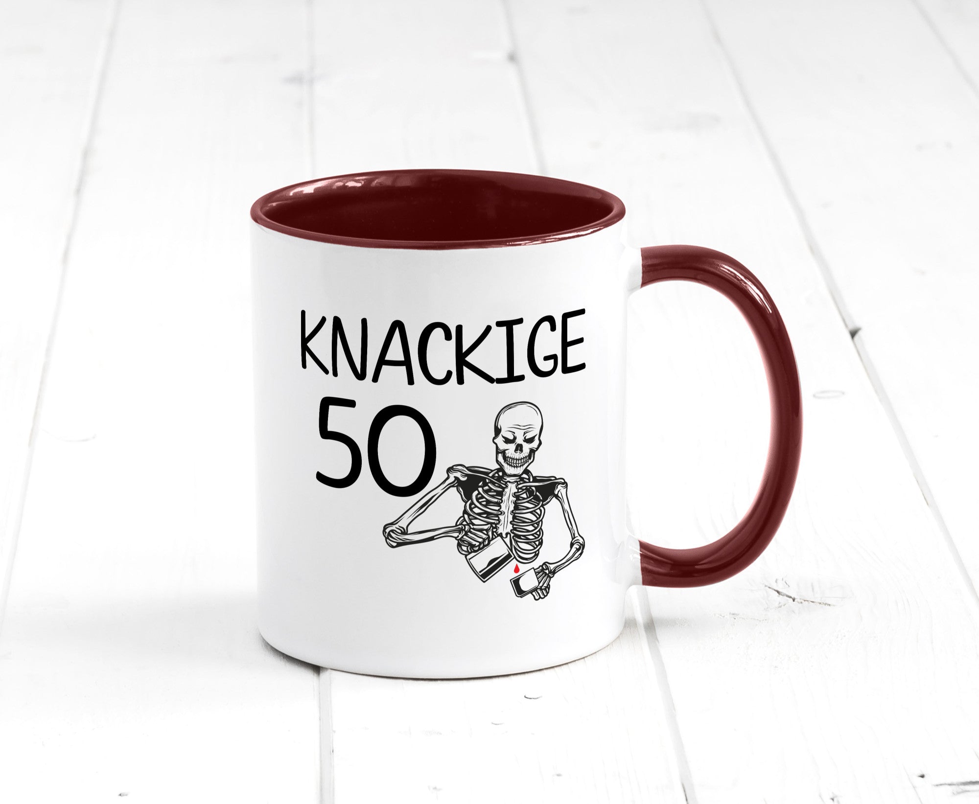 50. Geburtstag | Alt Knackig und Geschenk Geschenkidee lustiger Spruch Tasse