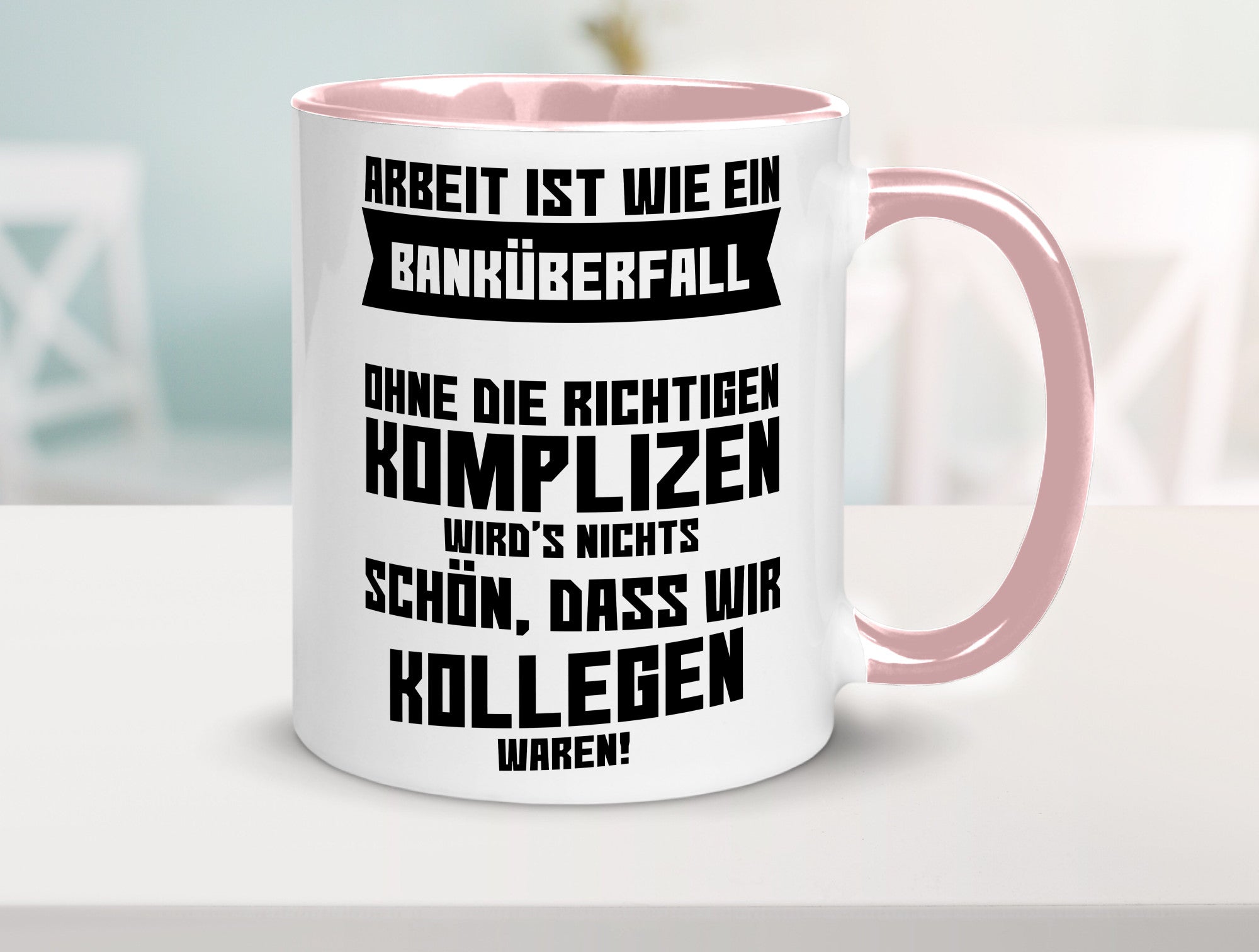 Arbeit | Kollegen Komplizen Jobwechsel Abschied Büro lustiger Spruch Geschenk
