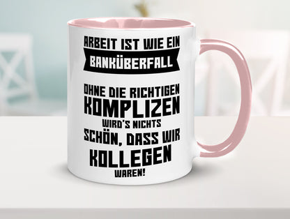 Arbeit | Kollegen Komplizen Jobwechsel Abschied Büro lustiger Spruch Geschenk