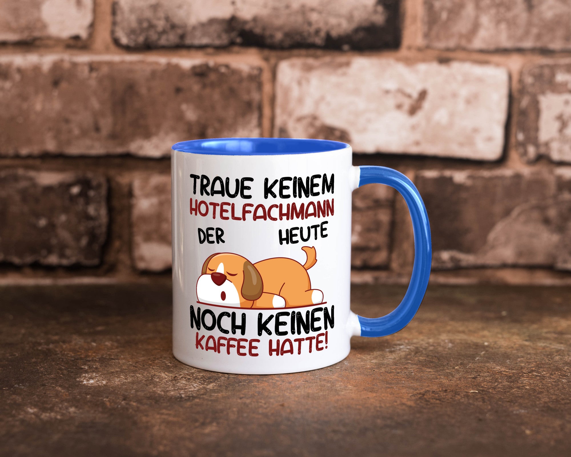 Traue keinem Hotelfachmann |Hotel lustig Humor Geschenkidee Geschenk Tasse