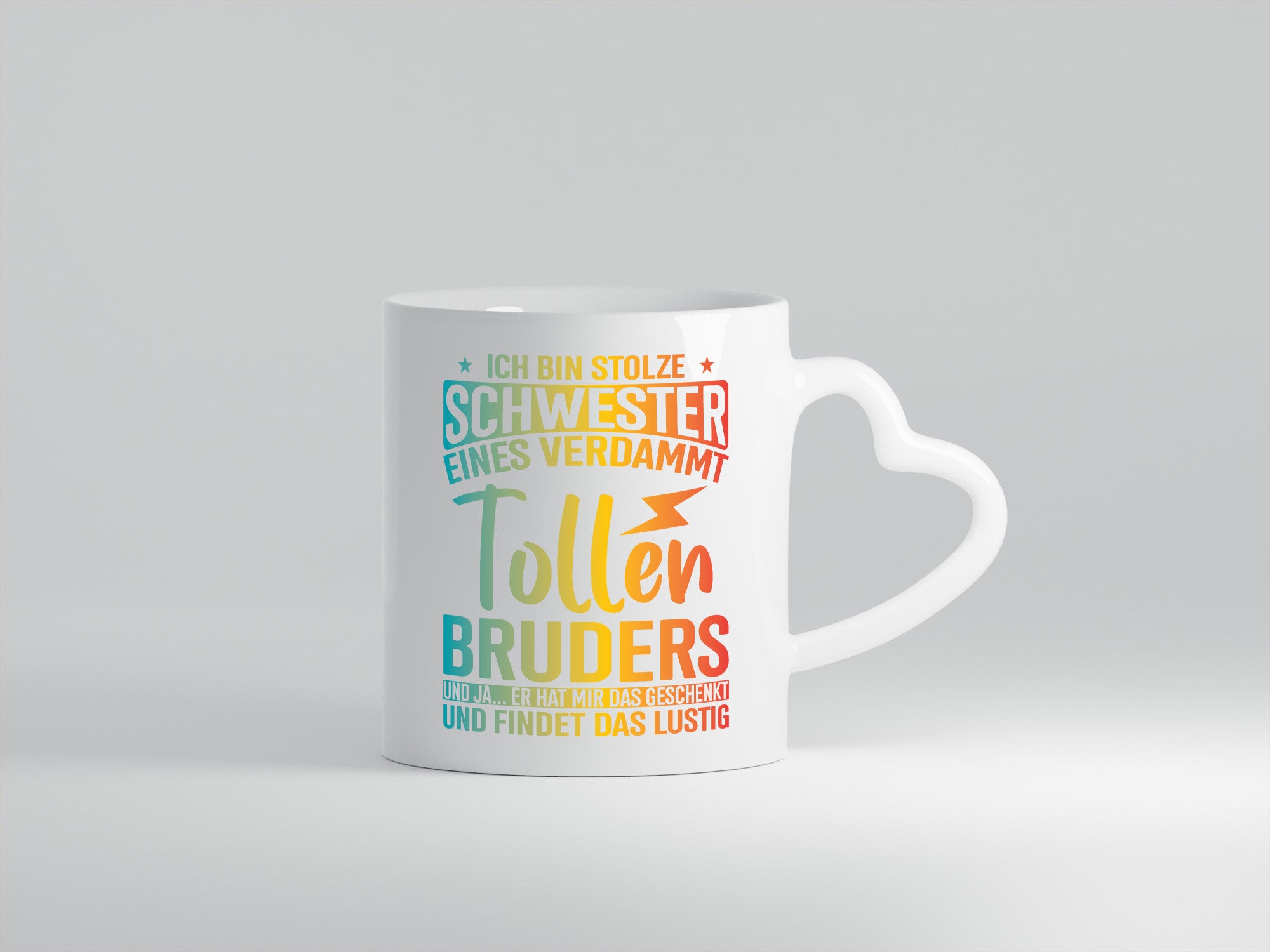 Stolze Schwester eines Bruders | Geschwisterliebe Geschenkidee Humor Tasse