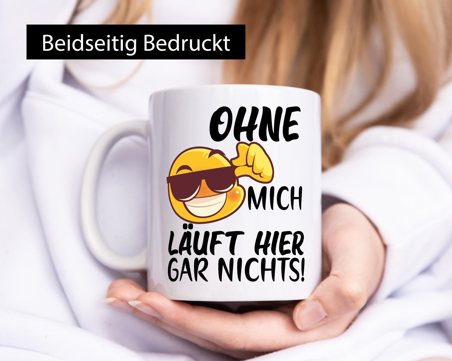 Ohne mich läuft hier nichts | Smiley Kollege Arbeit lustig Kollegen Büro