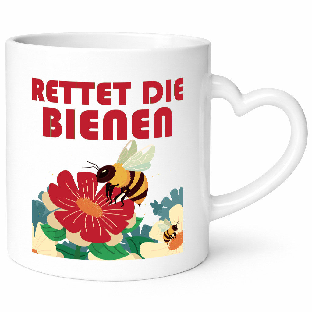 Rettet die Bieten | Bienenliebhaber Humor Geschenkidee Tasse