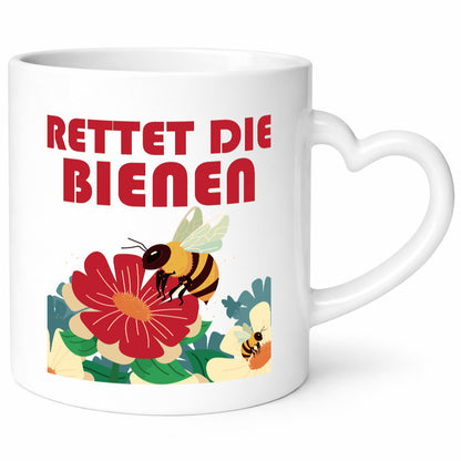 Rettet die Bieten | Bienenliebhaber Humor Geschenkidee Tasse
