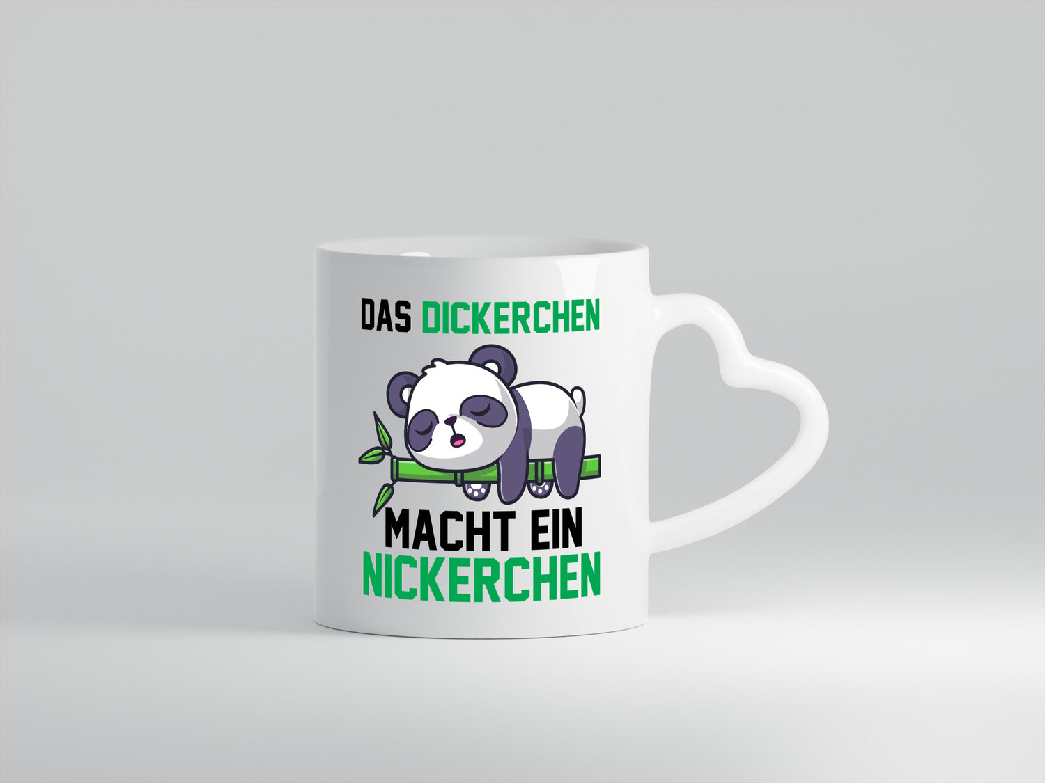 Das dickerchen macht ein Nickerchen | Panda lustiger Spruch Geschenk Humor