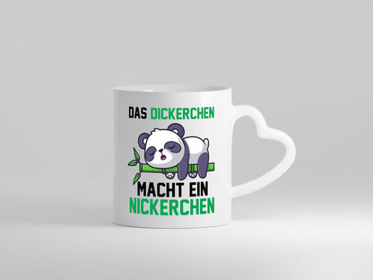 Das dickerchen macht ein Nickerchen | Panda lustiger Spruch Geschenk Humor