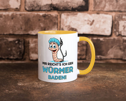 Mir reichts ich geh Würmer Baden | Angler Angeln Geschenk Humor Geschenkidee