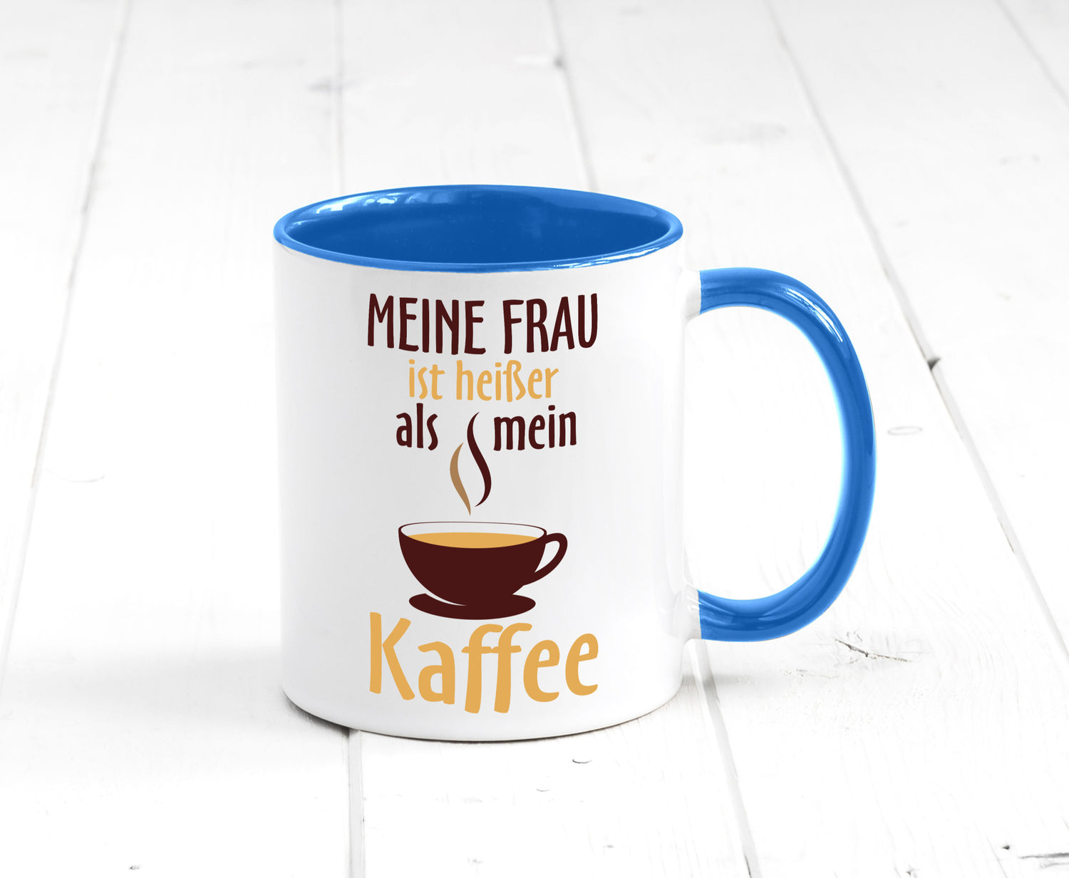 Meine Frau ist heißer als Kaffee | Ehe Partnerschaft Geschenk Humor