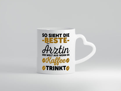 Beste Ärztin | Kaffeetrinkerin Tasse lustiger Spruch Geschenk Humor Geschenkidee
