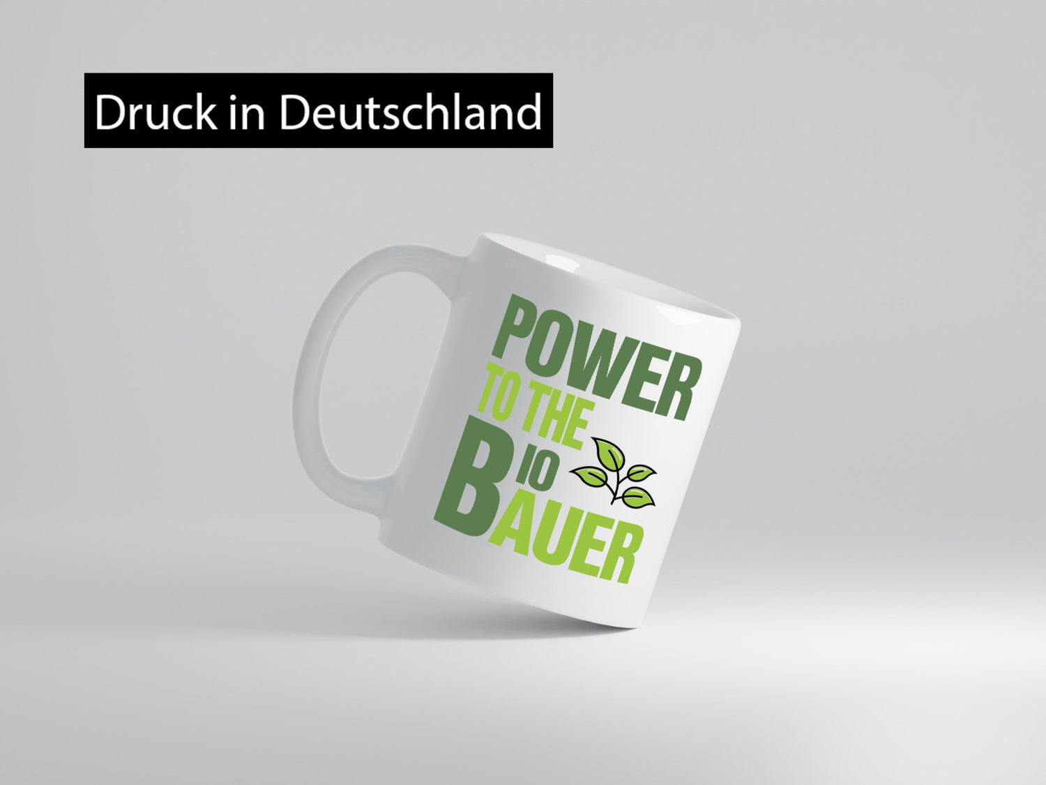 Bio Bauer Power | Landwirt Tasse Bauernhof Spruch lustig Humor Geschenkidee