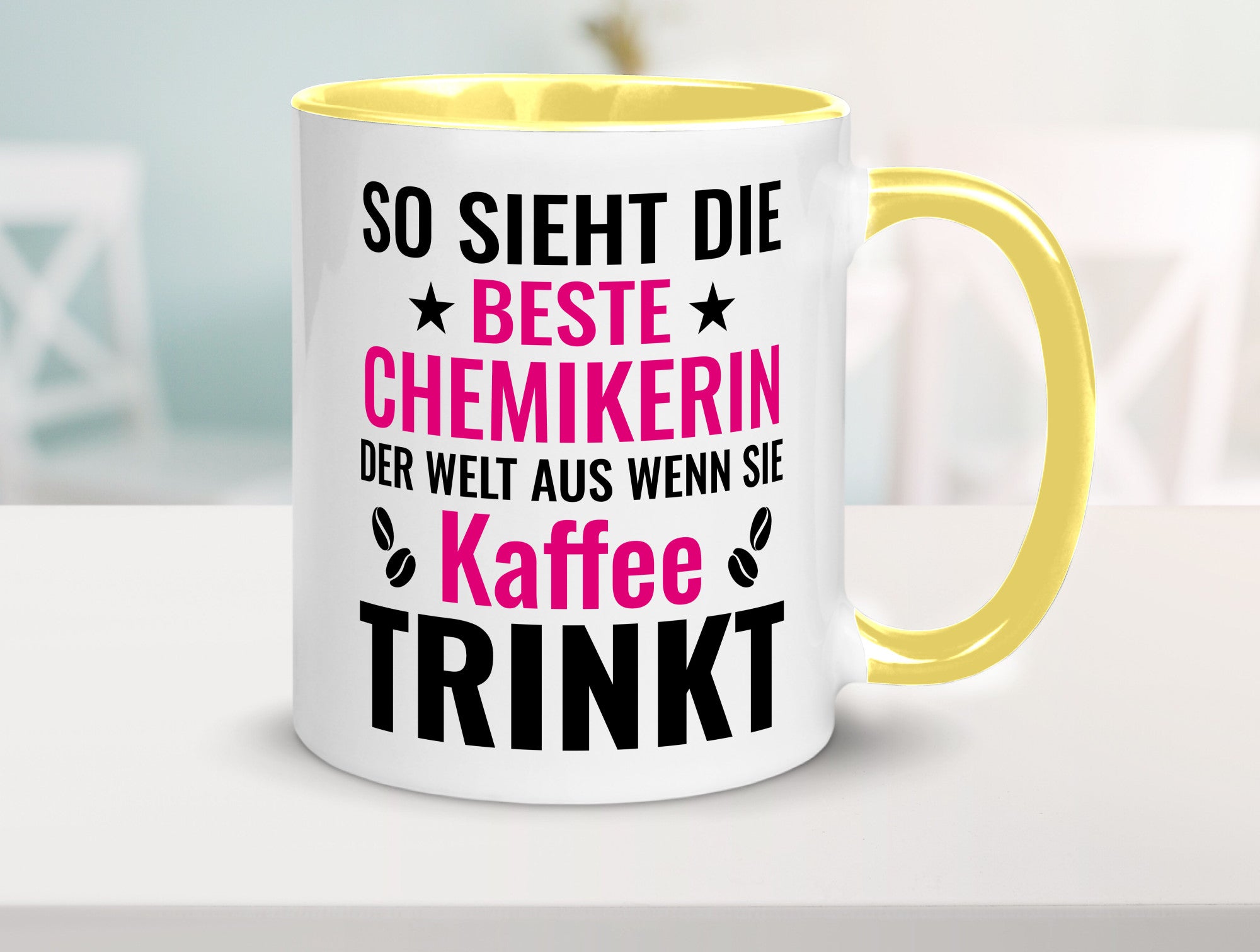 Kaffee trinkt: Chemikerin | Chemie Labor Geschenkidee Humor Tasse