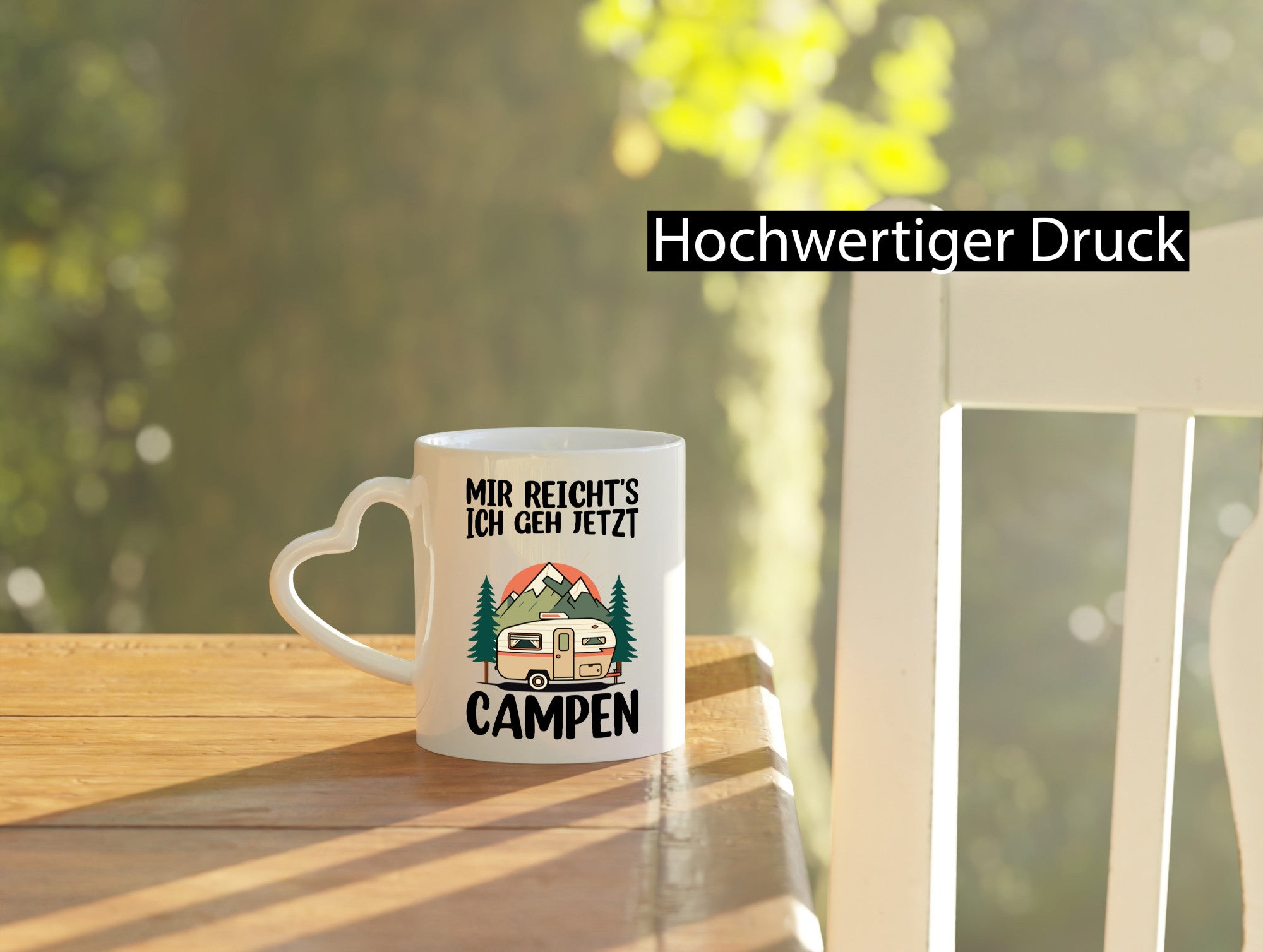 Mir reichts ich geh jetzt Campen | Wohnwagen Camper v2 Humor Geschenkidee Tasse