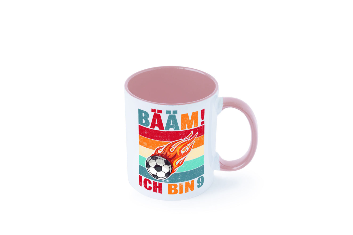 9. Geburtstag | Bääm ich bin 9 Fußball Geschenkidee Humor Tasse