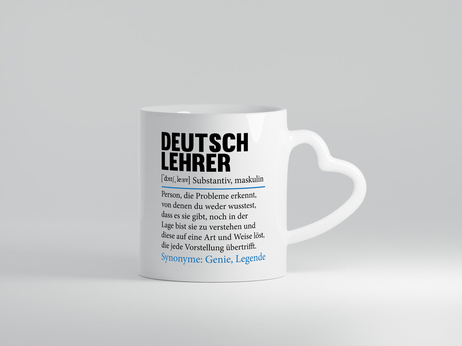 Deutschlehrer Spruch | Lehrer Schule Humor lustig Geschenkidee Geschenk Tasse
