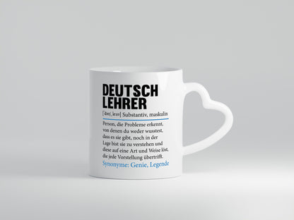 Deutschlehrer Spruch | Lehrer Schule Humor lustig Geschenkidee Geschenk Tasse