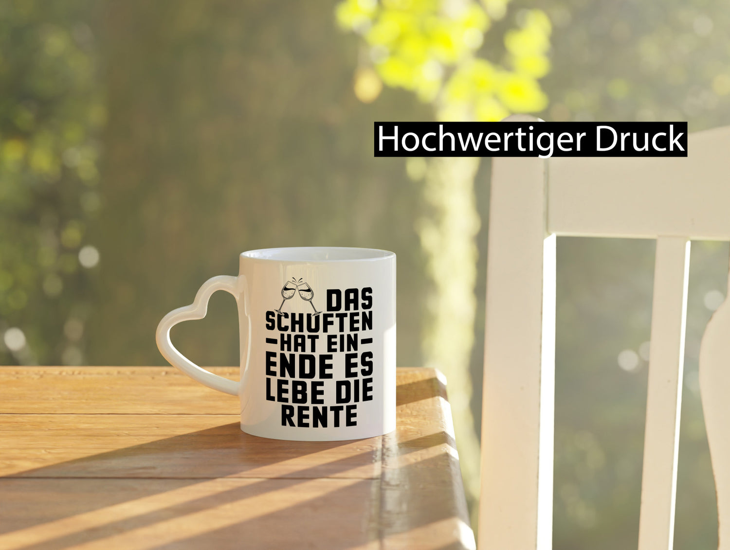 Schuften hat ein ende es lebe die Rente | Rentner lustiger Spruch Geschenk