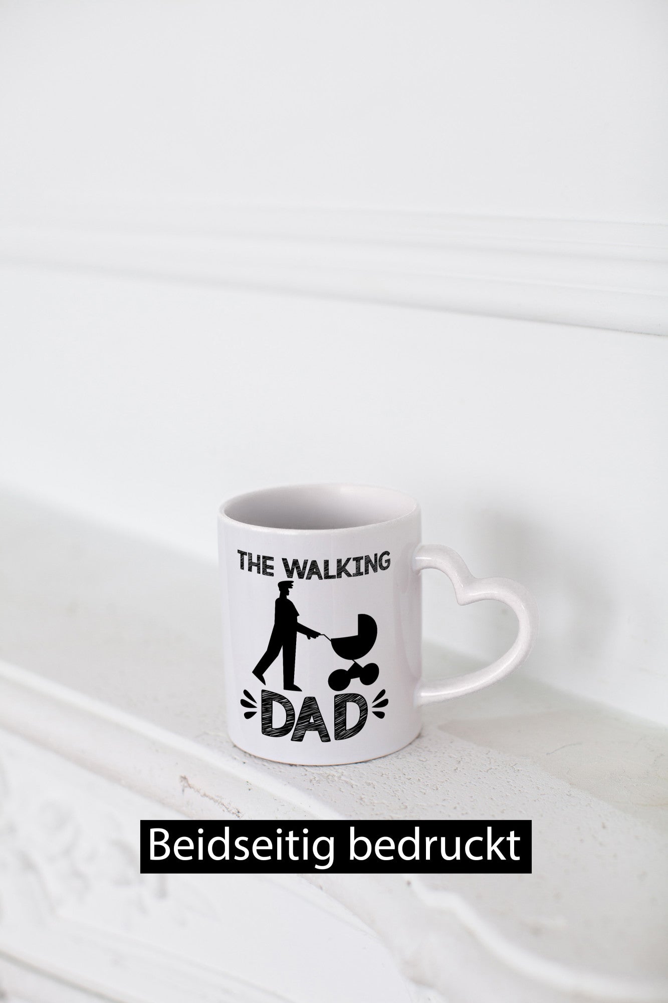 The Walking Dad | Papa Tasse Vatertag Kinderwagen Humor Familie Geschenkidee