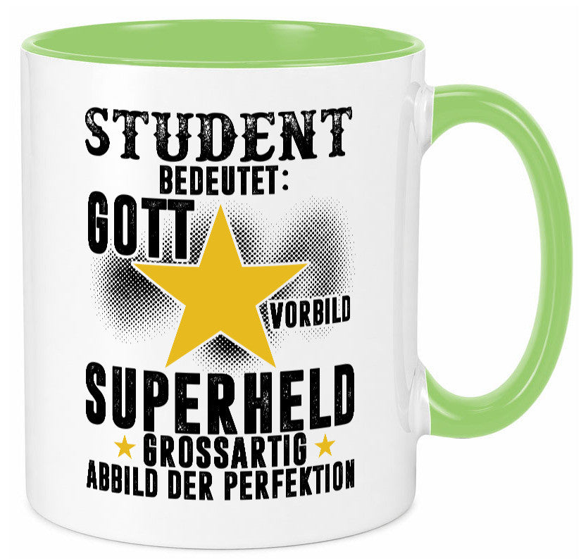 Bedeutung von Student | Universität Uni Studium Geschenkidee Humor Tasse