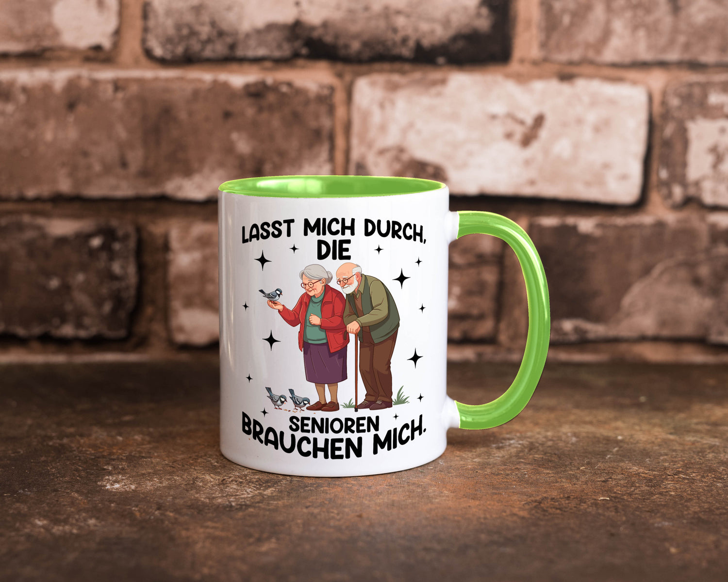 Senioren brauchen mich | Altenpflege Pflegekraft lustiger Spruch Geschenk Humor