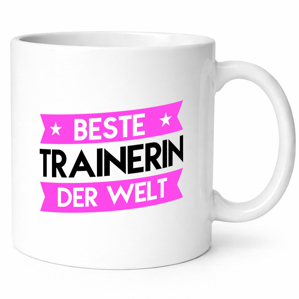 Beste Trainerin | Sportverein Humor Geschenk Geschenkidee lustiger Spruch Tasse