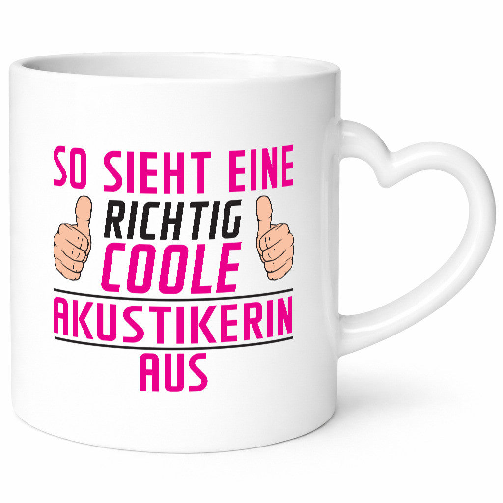 Richtig Coole Akustikerin | Akustik Hörgeräteakustik Geschenk Humor