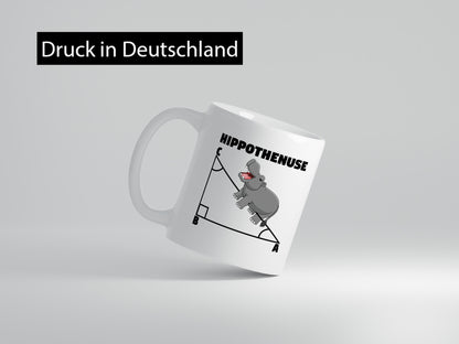Hippotenuse | Mathematik Tasse lustiges Hippo Mathe lustiger Spruch Geschenk