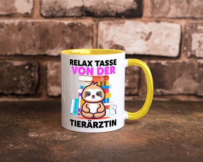 Relax Tasse: Tierärztin | Mediziner Tiermedizin Humor Tierliebhaber