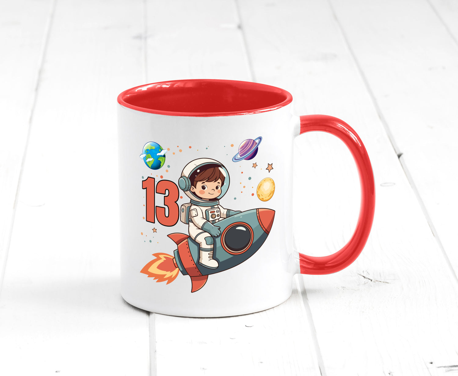 13. Geburtstag | 13 Jahre Astronaut Weltraum lustiger Spruch Geschenk
