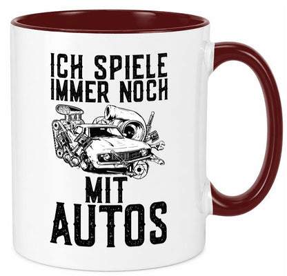 Spiele noch mit Autos | Werkstatt Werkzeug Mechaniker lustiger Spruch Geschenk