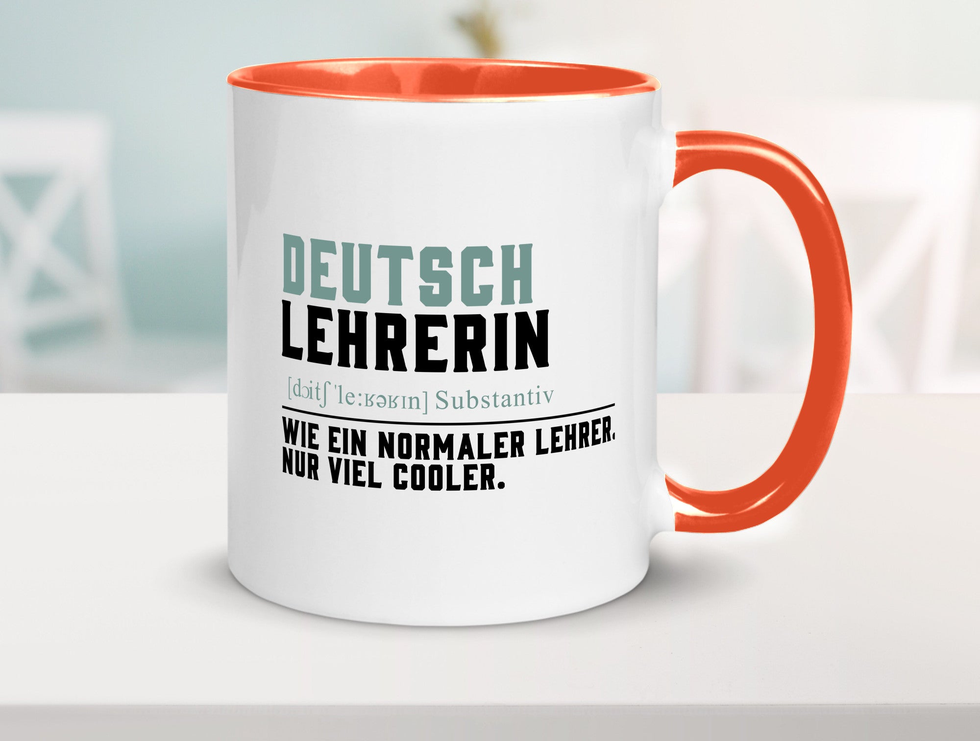 Deutschlehrerin | Lehrerin Unterricht Lieblinglehrerin Geschenkidee Humor Tasse