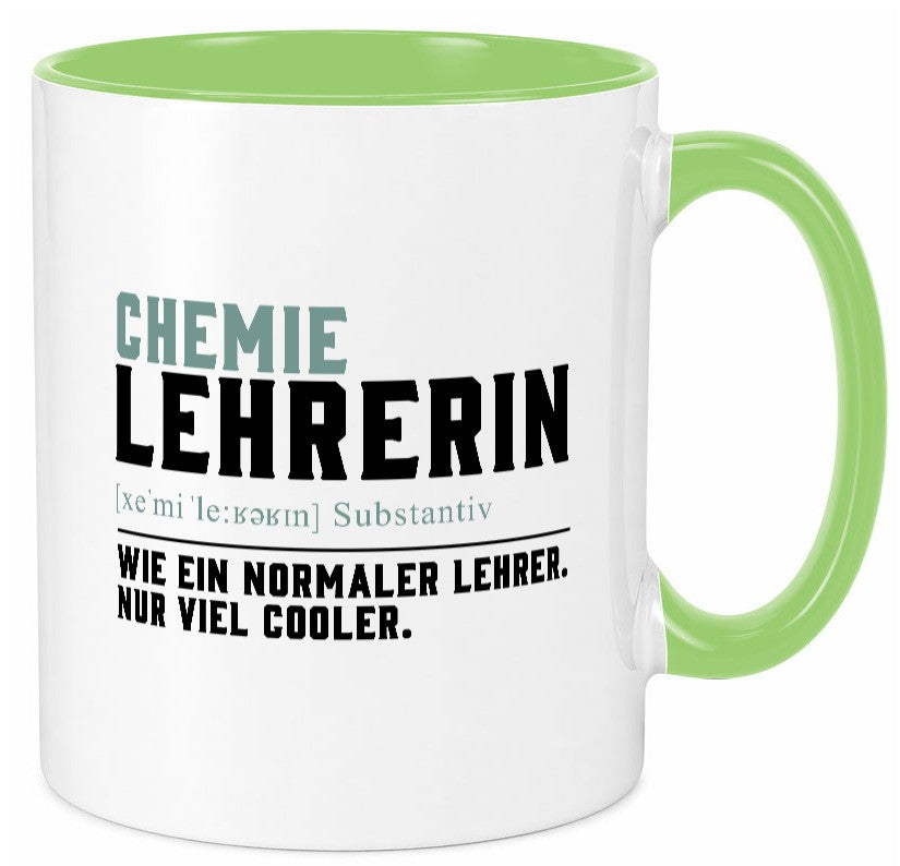 Chemielehrerin | Lehrerin Unterricht Lieblingslehrerin Geschenk Humor Tasse