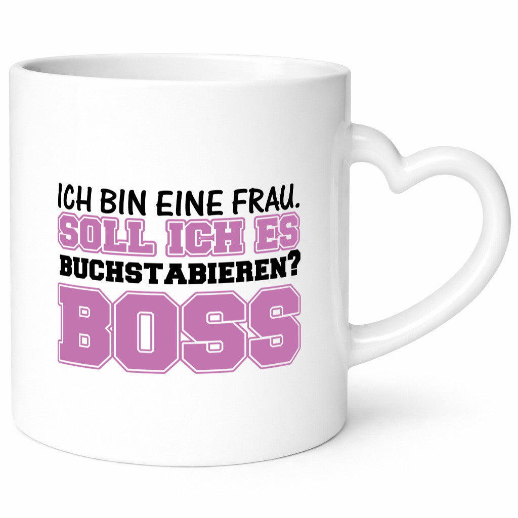 Ich bin der Boss Geschenk Humor Geschenkidee lustiger Spruch Tasse