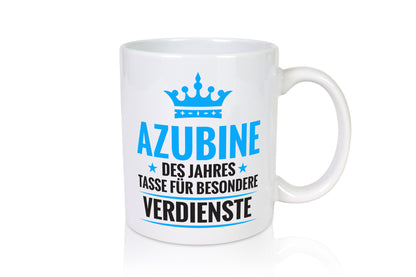 Besonderer Verdienst: Azubine | Ausbildung Lehrling lustig Humor Geschenkidee