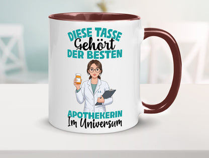 Im Universum: Apothekerin | Apotheke Pharmazie lustiger Spruch Geschenk Humor